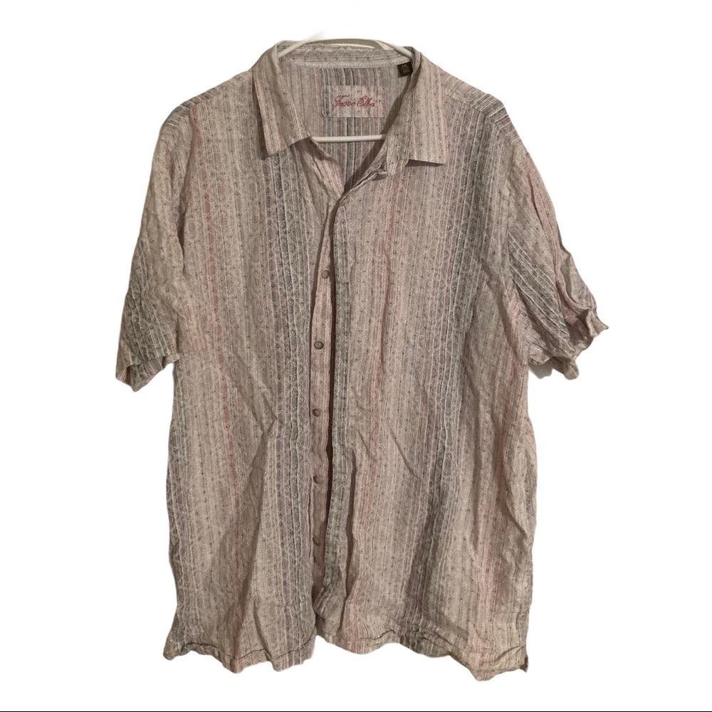 Tasso Elba button down short sleeve top
